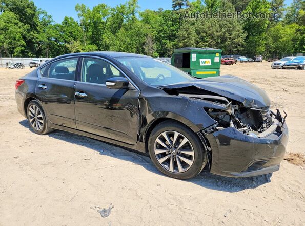 1N4AL3AP7GC145107 2016 NISSAN ALTIMA Черный Передняя правая четверть