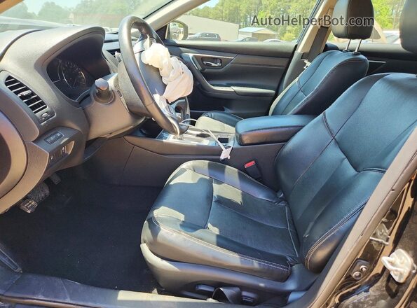 1N4AL3AP7GC145107 2016 NISSAN ALTIMA Черный Вид салона спереди