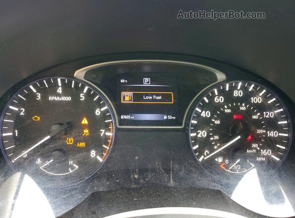 1N4AL3AP7GC172923 2016 NISSAN ALTIMA Red Instrument cluster view