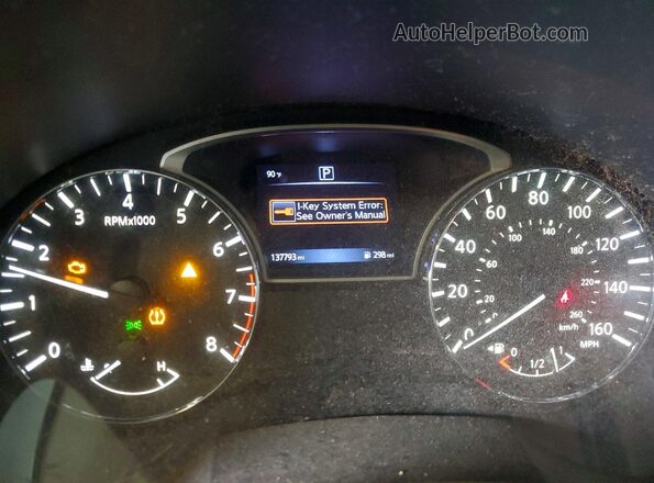 1N4AL3AP7GC247863 2016 NISSAN ALTIMA Two Tone ხელსაწყოთა პანელის ხედი