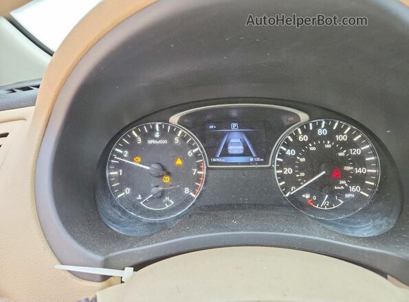 1N4AL3AP7GN308178 2016 NISSAN ALTIMA Бордовый Вид щитка приборов
