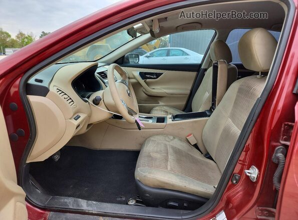 1N4AL3AP7GN308178 2016 NISSAN ALTIMA Бордовый Вид салона спереди