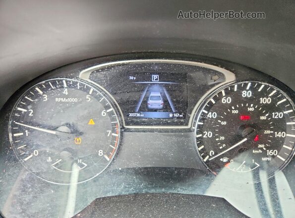 1N4AL3AP7GN314465 2016 NISSAN ALTIMA Серый Вид щитка приборов