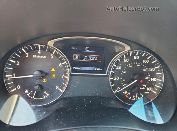 1N4AL3AP7GN371054 2016 NISSAN ALTIMA Gray Widok zestawu wskaźników