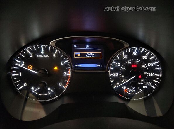 1N4AL3AP7GN371247 2016 NISSAN ALTIMA Серебряный Вид щитка приборов
