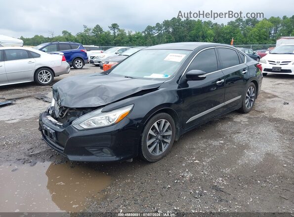 1N4AL3AP7HC113906 2017 NISSAN ALTIMA Черный Передняя левая четверть