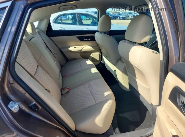 1N4AL3AP7HC134688 2017 NISSAN ALTIMA Коричневый Вид задних сидений