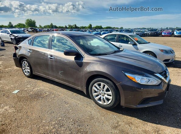 1N4AL3AP7HC134688 2017 NISSAN ALTIMA Коричневый Передняя правая четверть