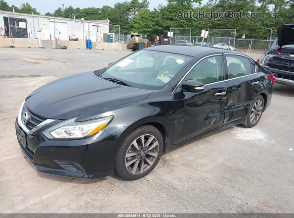 1N4AL3AP7HC156965 2017 NISSAN ALTIMA Black წინა მარცხენა ხედი სამი მეოთხედიდან