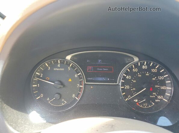 1N4AL3AP7HC186189 2017 NISSAN ALTIMA Black Vista del cuadro de instrumentos