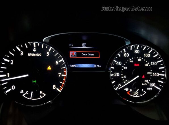 1N4AL3AP7HC230949 2017 NISSAN ALTIMA Red Instrument cluster view