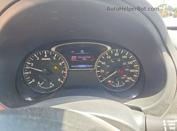 1N4AL3AP7HC239375 2017 NISSAN ALTIMA Silver Вид щитка приладів