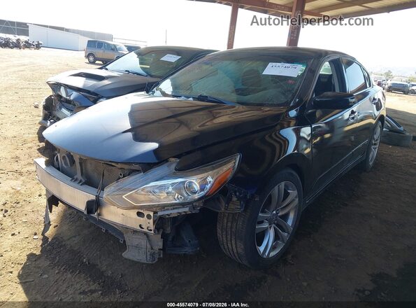 1N4AL3AP7HC275678 2017 NISSAN ALTIMA Черный Передняя левая четверть