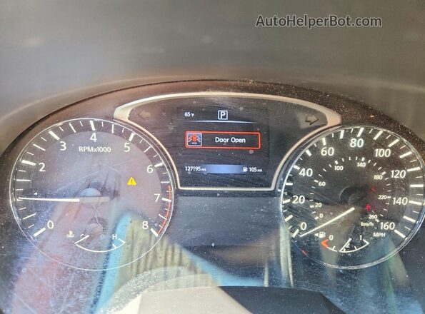 1N4AL3AP7HC291329 2017 NISSAN ALTIMA Silver Вид щитка приладів