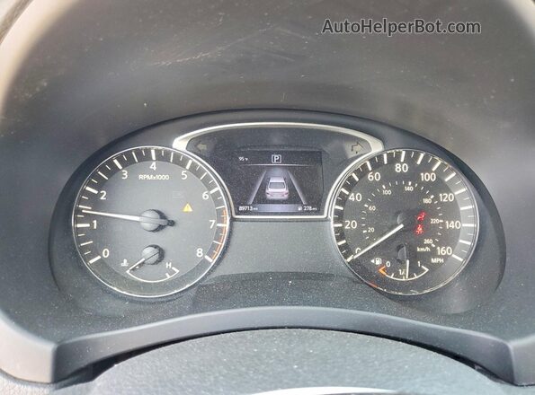 1N4AL3AP7HN305671 2017 NISSAN ALTIMA Черный Вид щитка приборов