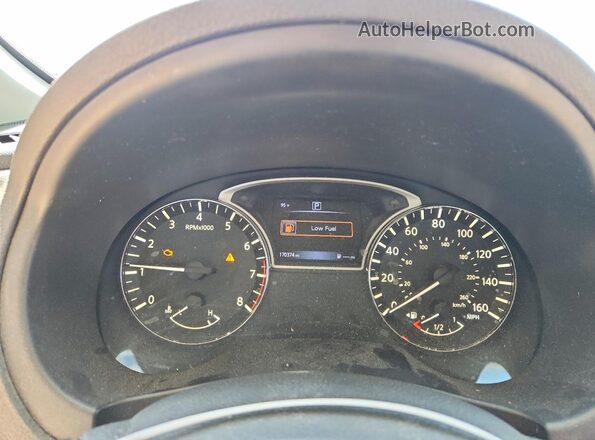 1N4AL3AP7HN305783 2017 NISSAN ALTIMA Белый Вид щитка приборов