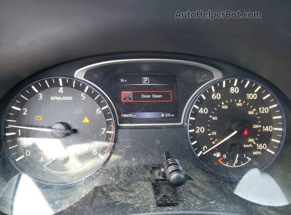 1N4AL3AP7HN310126 2017 NISSAN ALTIMA Черный Вид щитка приборов