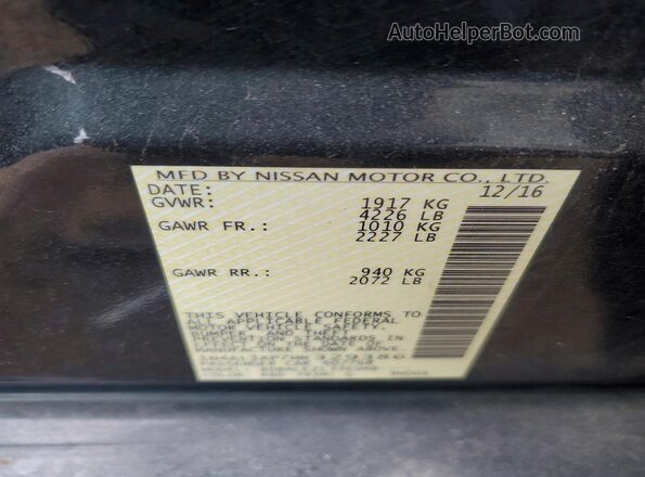 1N4AL3AP7HN329386 2017 NISSAN ALTIMA Black Vista del compartimento del motor