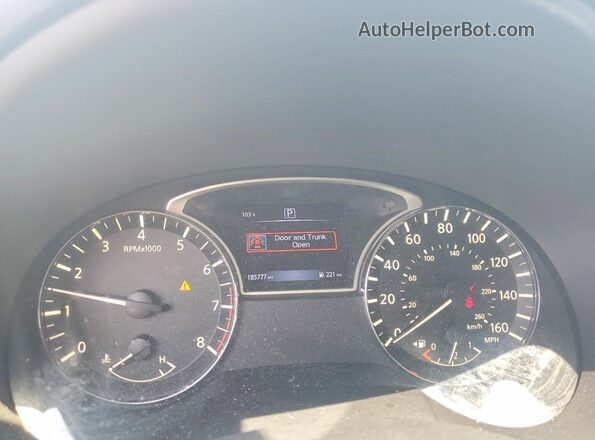 1N4AL3AP7HN345510 2017 NISSAN ALTIMA Blue Вид щитка приладів