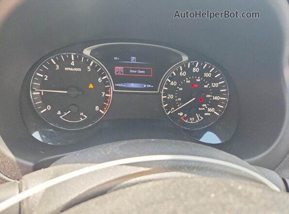 1N4AL3AP7JC100966 2018 NISSAN ALTIMA Gray ხელსაწყოთა პანელის ხედი