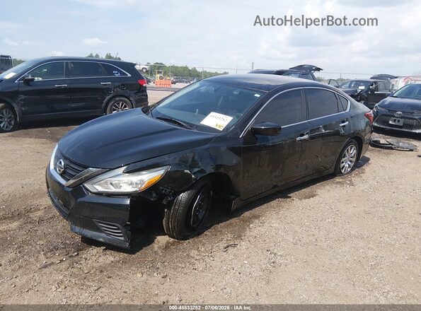1N4AL3AP7JC123745 2018 NISSAN ALTIMA Black წინა მარცხენა ხედი სამი მეოთხედიდან