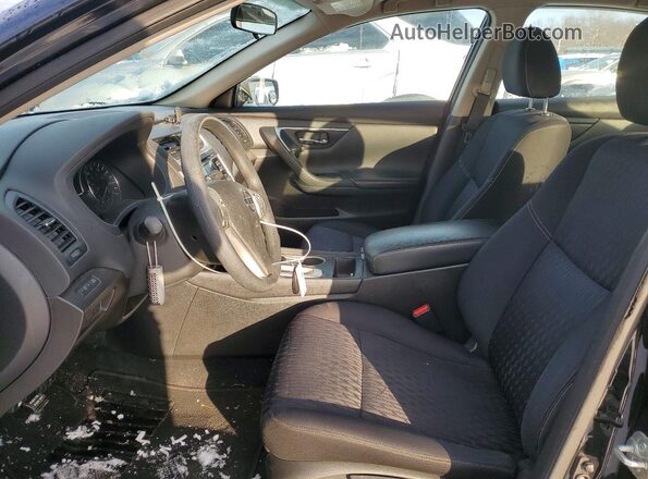 1N4AL3AP7JC127939 2018 NISSAN ALTIMA Black წინა სალონის ხედი