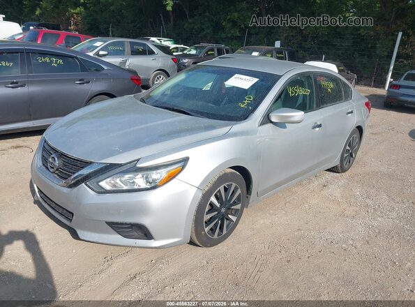 1N4AL3AP7JC207435 2018 NISSAN ALTIMA Silver წინა მარცხენა ხედი სამი მეოთხედიდან