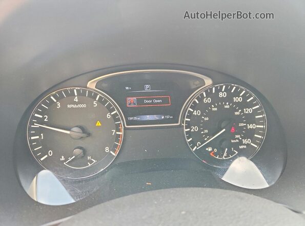 1N4AL3AP7JC243707 2018 NISSAN ALTIMA White Vista del cuadro de instrumentos