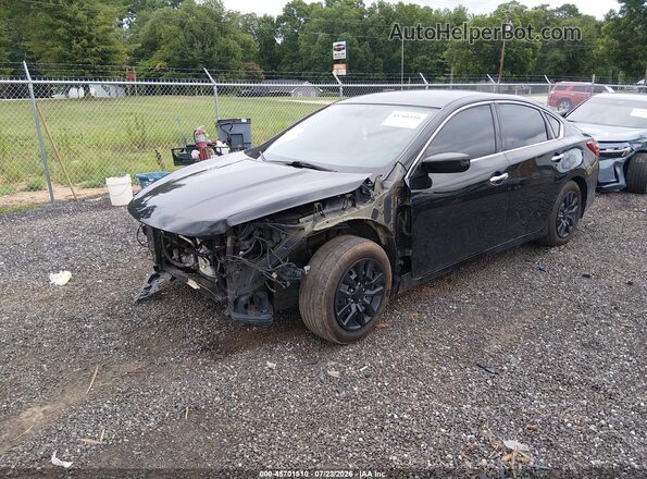 1N4AL3AP7JC251452 2018 NISSAN ALTIMA Черный Передняя левая четверть