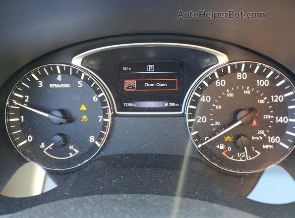 1N4AL3AP7JC479192 2018 NISSAN ALTIMA Gray Вид щитка приладів