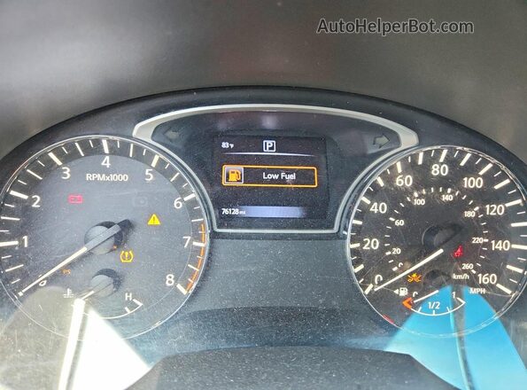 1N4AL3AP7JC479998 2018 NISSAN ALTIMA White Вид щитка приладів