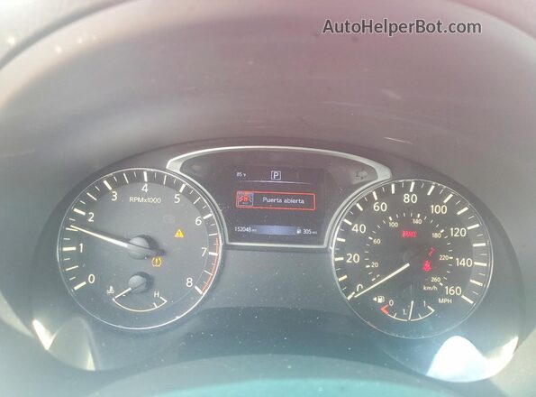 1N4AL3AP8GC155533 2016 NISSAN ALTIMA Red ხელსაწყოთა პანელის ხედი