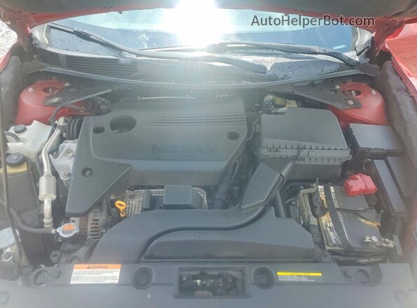 1N4AL3AP8GC155533 2016 NISSAN ALTIMA Red უკანა სალონის ხედი
