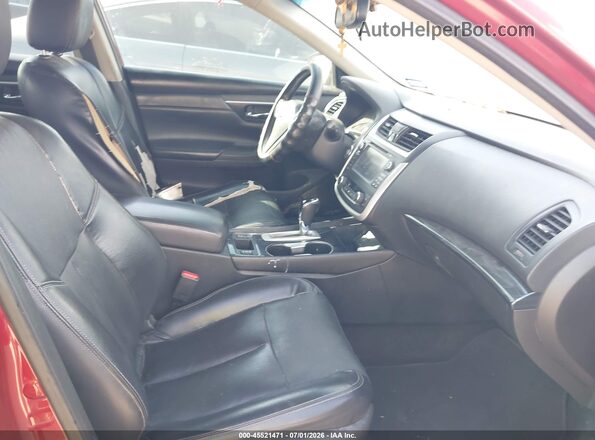 1N4AL3AP8GC162921 2016 NISSAN ALTIMA Red Widok wnętrza z przodu