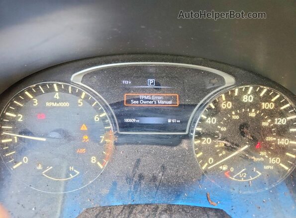 1N4AL3AP8GC191349 2016 NISSAN ALTIMA Black Вид щитка приладів