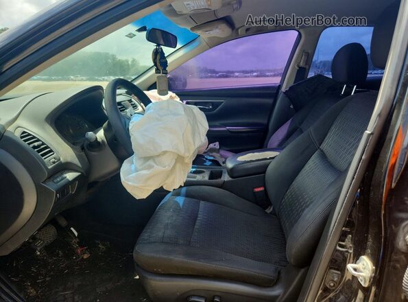 1N4AL3AP8GC191349 2016 NISSAN ALTIMA Black Вид салону спереду