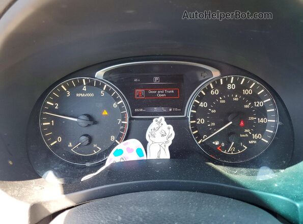 1N4AL3AP8GC206903 2016 NISSAN ALTIMA Black Вид щитка приладів