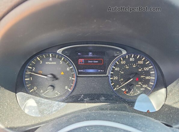 1N4AL3AP8GC227704 2016 NISSAN ALTIMA Gray ხელსაწყოთა პანელის ხედი