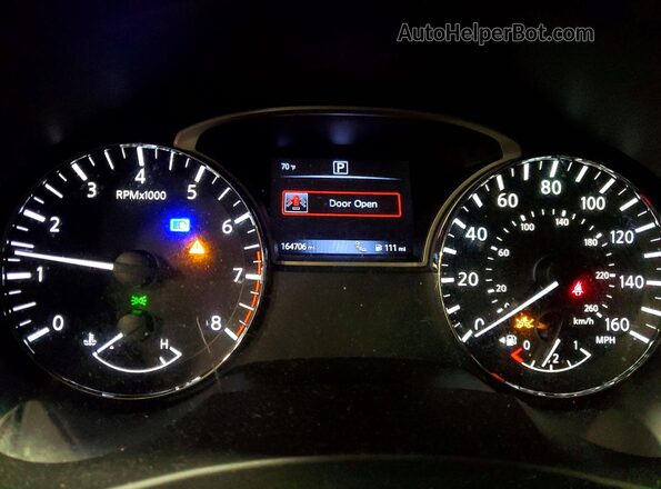 1N4AL3AP8GC270648 2016 NISSAN ALTIMA Black Սարքավորումների վահանակի տեսք