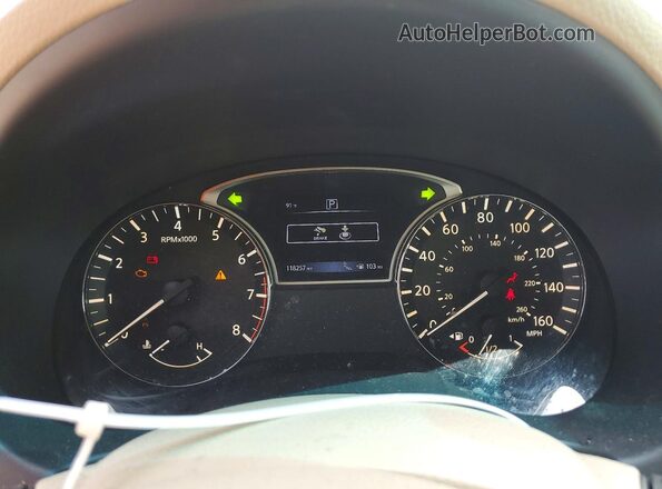 1N4AL3AP8GC284601 2016 NISSAN ALTIMA White Instrument cluster view
