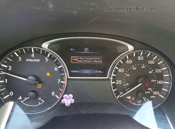 1N4AL3AP8GN310098 2016 NISSAN ALTIMA Gray Вид щитка приладів