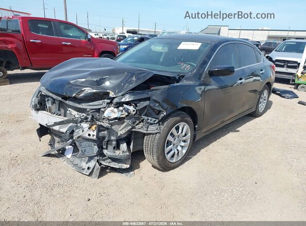 1N4AL3AP8GN358555 2016 NISSAN ALTIMA Black წინა მარცხენა ხედი სამი მეოთხედიდან