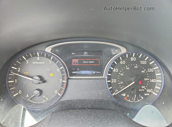 1N4AL3AP8HC110058 2017 NISSAN ALTIMA Black Вид щитка приладів