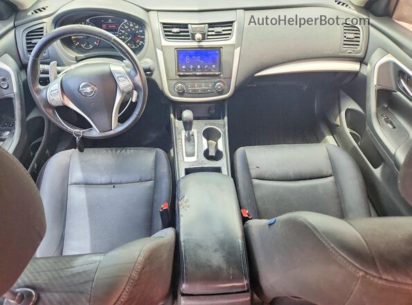 1N4AL3AP8HC110058 2017 NISSAN ALTIMA Black Вид панелі приладів