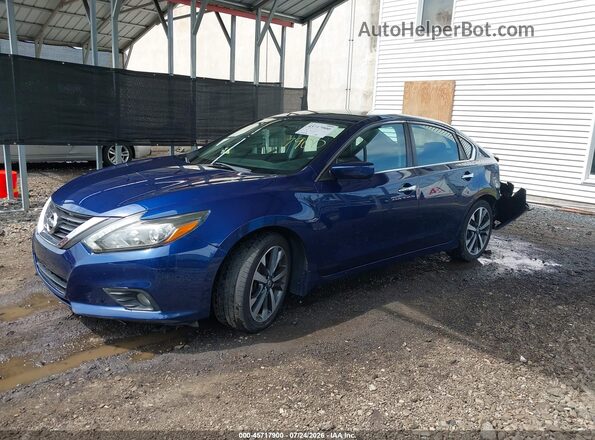 1N4AL3AP8HC159924 2017 NISSAN ALTIMA Blue Առջևի ձախ երեք քառորդ տեսարան