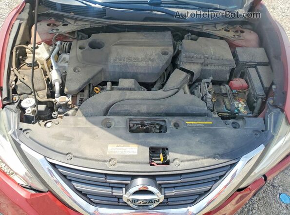 1N4AL3AP8HC184998 2017 NISSAN ALTIMA Red Widok wnętrza z tyłu