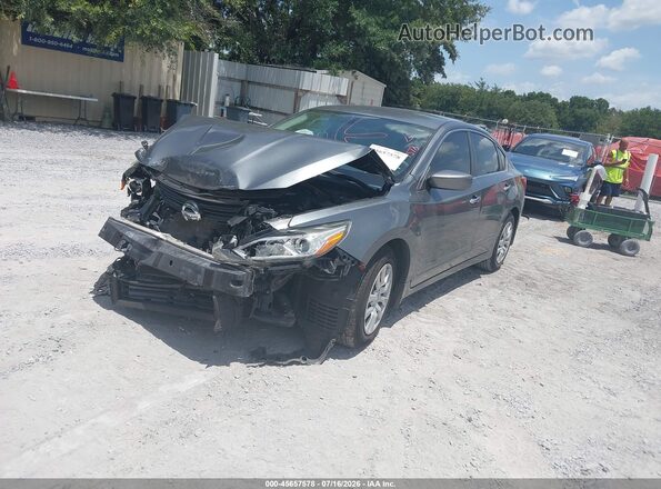 1N4AL3AP8HC199727 2017 NISSAN ALTIMA Gray Առջևի ձախ երեք քառորդ տեսարան