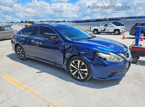 1N4AL3AP8HC482905 2017 NISSAN ALTIMA Синий Передняя правая четверть