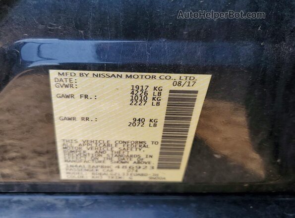 1N4AL3AP8HC486923 2017 NISSAN ALTIMA Black Вид підкапотного простору