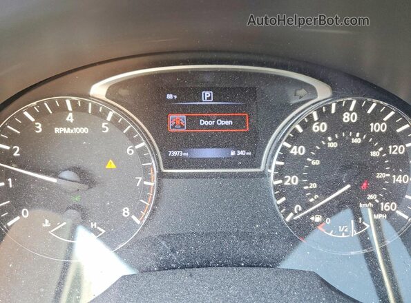 1N4AL3AP8HC486923 2017 NISSAN ALTIMA Black Вид щитка приладів